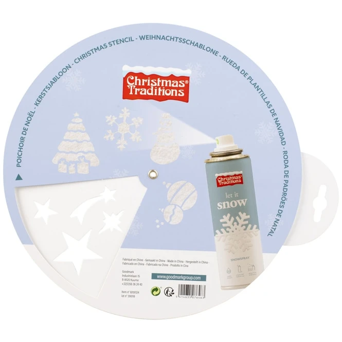 Weihnachtsschablonen-Rad - Mit 4 Motiven - Ø = Ca. 25 Cm 5 Weihnachtsschablonen-Rad - Mit 4 Motiven - Ø = Ca. 25 Cm – Bild 3