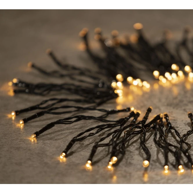 24er LED-Lichterkette - 1,80 M - Warmweiß - Schwarz 5 24er LED-Lichterkette - 1,80 M - Warmweiß - Schwarz – Bild 3