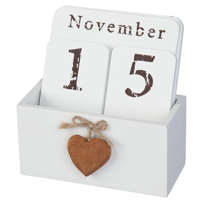 Steckkalender - Aus Holz - Ca. 14 X 6,5 X 15 Cm 5 Steckkalender - Aus Holz - Ca. 14 X 6,5 X 15 Cm – Bild 3