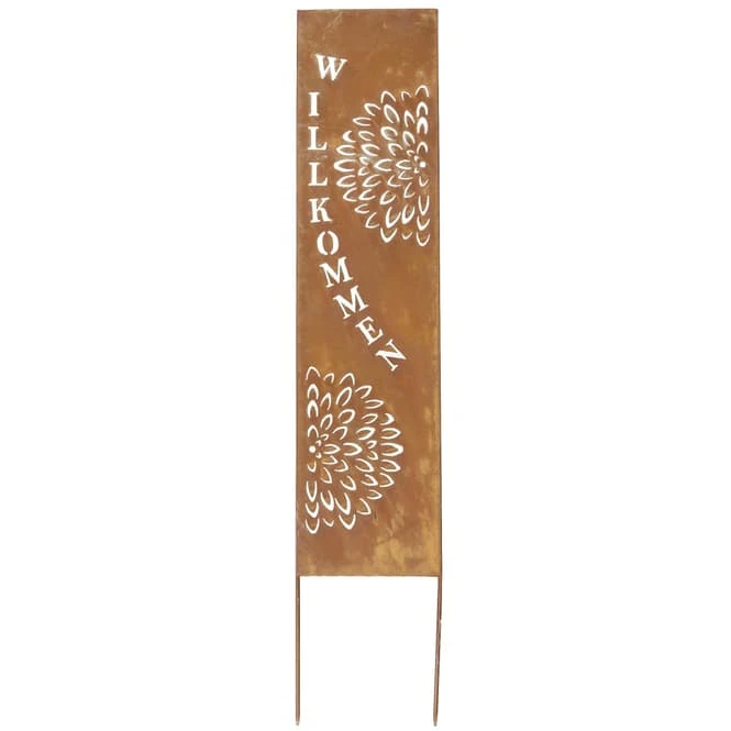 Pflanzenstecker - Willkommen - Ca. 75 Cm 3 Pflanzenstecker - Willkommen - Ca. 75 Cm
