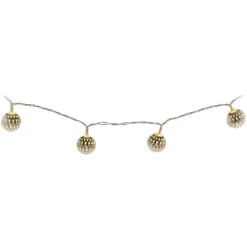 10er LED-Kugellichterkette - Ca. 130 Cm - Verschiedene Farben -Heimdekoration Angebote 1894971