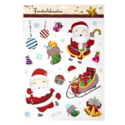 Fensterbild - Weihnachten - 1 Bogen -Heimdekoration Angebote 198459 3