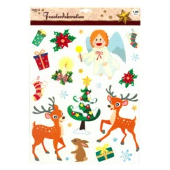 Fensterbild - Weihnachten - 1 Bogen -Heimdekoration Angebote 198459 5