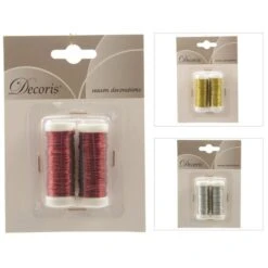 Dekodraht - Ca. 30 M - 2 Stück - Verschiedene Farben -Heimdekoration Angebote 199572 199574 alle