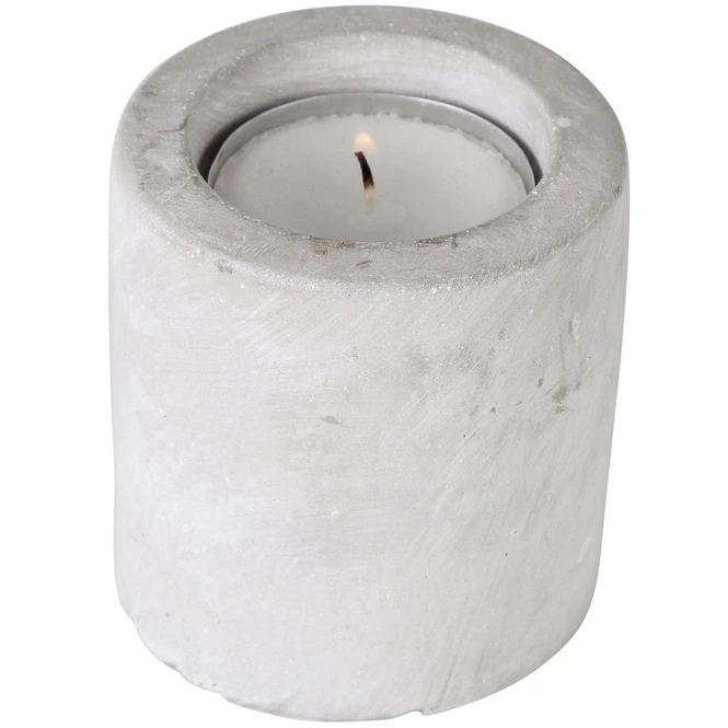 Kerzenhalter - Aus Zement - 6,5 X 6 Cm 6 Kerzenhalter - Aus Zement - 6,5 X 6 Cm – Bild 4