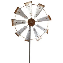 Gartenstecker - Windrad - Ca. 33,5 X 11 X 106,5 Cm