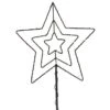 LED-Pflanzenstecker - Stern - Ca. 87 X 35 Cm