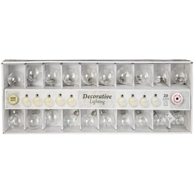 20er LED-Lichterkette - Schneeflocken - 7 M 7 20er LED-Lichterkette - Schneeflocken - 7 M – Bild 5