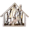 LED-Haus - Aus Holz - 35,5 X 6 X 32 Cm -Heimdekoration Angebote 211245