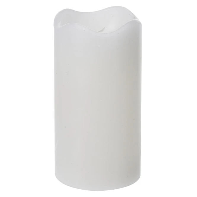 LED-Kerze - Ca. 7 X 13 Cm - Weiß 4 LED-Kerze - Ca. 7 X 13 Cm - Weiß – Bild 2