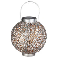 LED-Solarlaterne - Ca. 20,5 X 20,5 X 32,5 Cm - 1 Stück -Heimdekoration Angebote 214176 2 neu