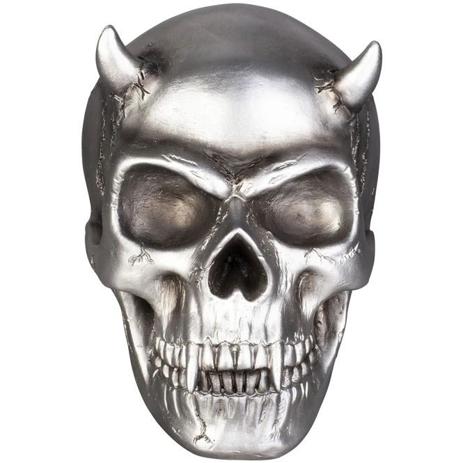 Teufelskopf - Aus Polyresin - 19 X 11,5 X 14,5 Cm 3 Teufelskopf - Aus Polyresin - 19 X 11,5 X 14,5 Cm