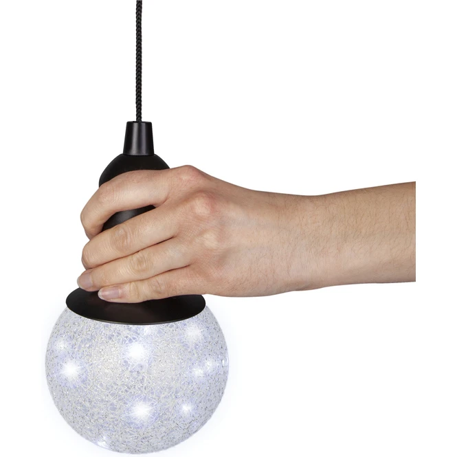 LED-Kugel - Ø = Ca. 15 Cm - Silber 3 LED-Kugel - Ø = Ca. 15 Cm - Silber