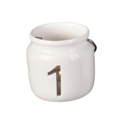 Teelichthalter - Advent - Aus Keramik - Ca. 7,5 X 7,5 X 7 Cm - 4 Stück 14 Teelichthalter - Advent - Aus Keramik - Ca. 7,5 X 7,5 X 7 Cm - 4 Stück -Heimdekoration Angebote 218266 3