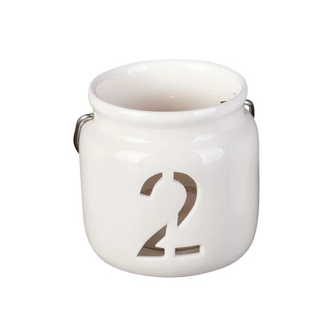 Teelichthalter - Advent - Aus Keramik - Ca. 7,5 X 7,5 X 7 Cm - 4 Stück 9 Teelichthalter - Advent - Aus Keramik - Ca. 7,5 X 7,5 X 7 Cm - 4 Stück – Bild 7