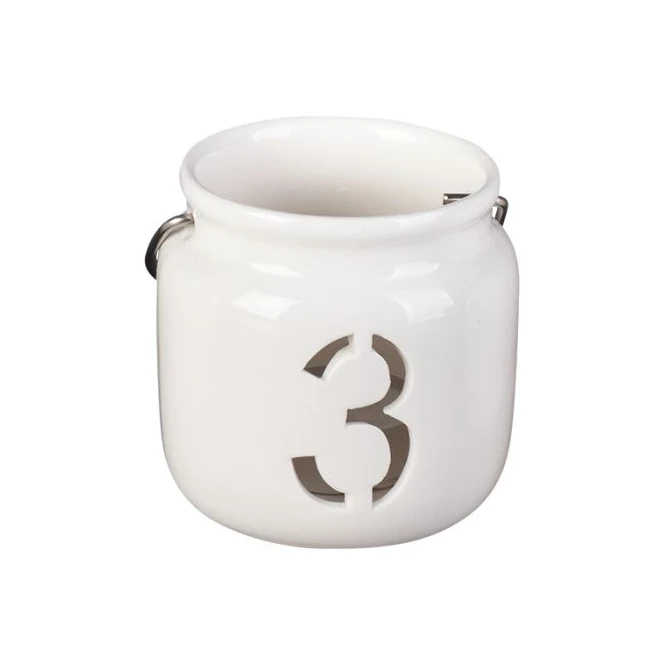 Teelichthalter - Advent - Aus Keramik - Ca. 7,5 X 7,5 X 7 Cm - 4 Stück 5 Teelichthalter - Advent - Aus Keramik - Ca. 7,5 X 7,5 X 7 Cm - 4 Stück – Bild 3