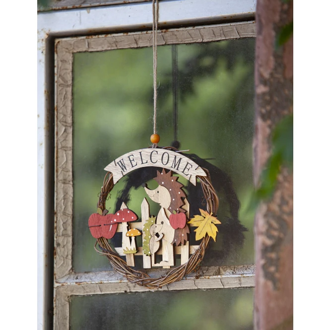 Dekohänger - Kranz - Aus Weide - Ø = 17 Cm 3 Dekohänger - Kranz - Aus Weide - Ø = 17 Cm