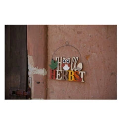 Dekohänger - Hallo Herbst - Aus Holz - Ca. 30,5 X 15,5 Cm