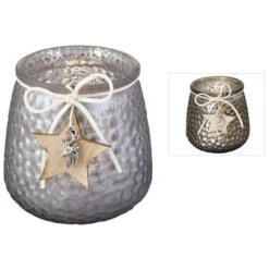 Teelichtglas - Stern - Ca. 9,5 X 9,5 X 10 Cm - 1 Stück 8 Teelichtglas - Stern - Ca. 9,5 X 9,5 X 10 Cm - 1 Stück -Heimdekoration Angebote 219003 0