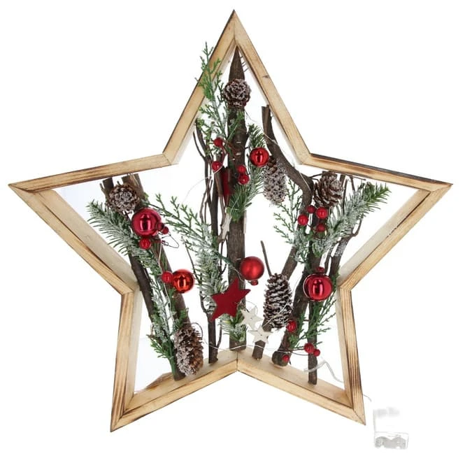 Sternsilhouette Mit LED - Ca. 42 Cm 3 Sternsilhouette Mit LED - Ca. 42 Cm