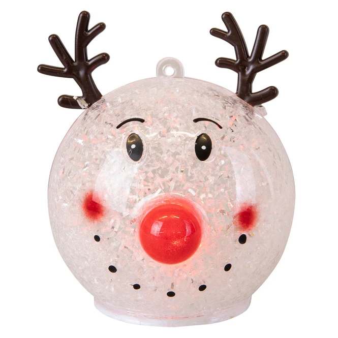 LED-Dekohänger - Rentier - Ø = Ca. 8 Cm 3 LED-Dekohänger - Rentier - Ø = Ca. 8 Cm