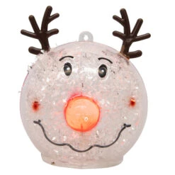 LED-Dekohänger - Rentier - Ø = Ca. 8 Cm 5 LED-Dekohänger - Rentier - Ø = Ca. 8 Cm -Heimdekoration Angebote 219719 2 neu