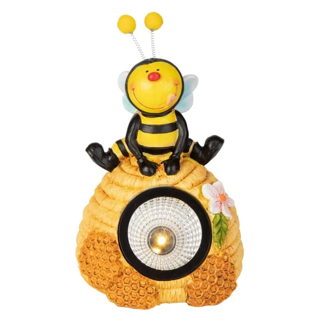 LED-Solarlampe - Biene - Aus Keramik - Ca. 13,5 X 13,5 X 18,5 Cm 4 LED-Solarlampe - Biene - Aus Keramik - Ca. 13,5 X 13,5 X 18,5 Cm – Bild 2