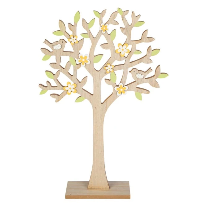 Dekobaum - Aus Holz - Ca. 27 X 6 X 41 Cm 3 Dekobaum - Aus Holz - Ca. 27 X 6 X 41 Cm