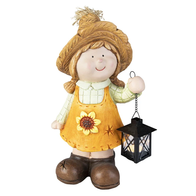 Dekokind - Mädchen - Aus Magnesia - Ca. 23,5 X 20 X 42 Cm 3 Dekokind - Mädchen - Aus Magnesia - Ca. 23,5 X 20 X 42 Cm