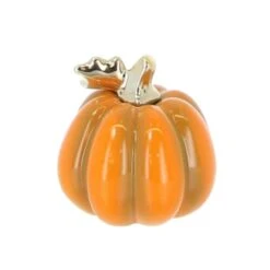 Kürbis - Aus Dolomit - Ca. 7 X 7 X 7,5 Cm