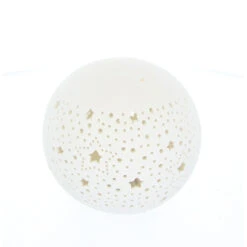 LED Kugel Mit Sternen - Ca. 13 X 13 X 12 Cm