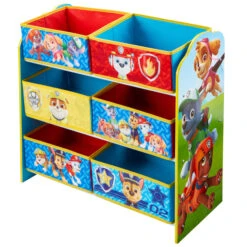 Paw Patrol - Regal Mit 6 Boxen -Heimdekoration Angebote 229598 5013138665268 paw regalpawpatrol 2