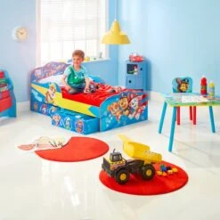 Paw Patrol - Kinderbett Mit Stauraum - Blau - Ca. 70 X 140 Cm -Heimdekoration Angebote 229601 5013138670804 paw kinderbettpawpatrol 5