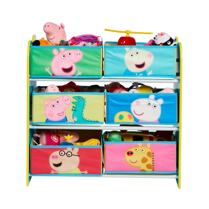 Peppa Wutz - Regal Mit 6 Boxen 5 Peppa Wutz - Regal Mit 6 Boxen – Bild 3