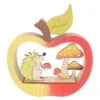 Standdeko - Apfel - Aus Holz - Ca. 17 X 2,5 X 15,5 Cm -Heimdekoration Angebote 229611 neu