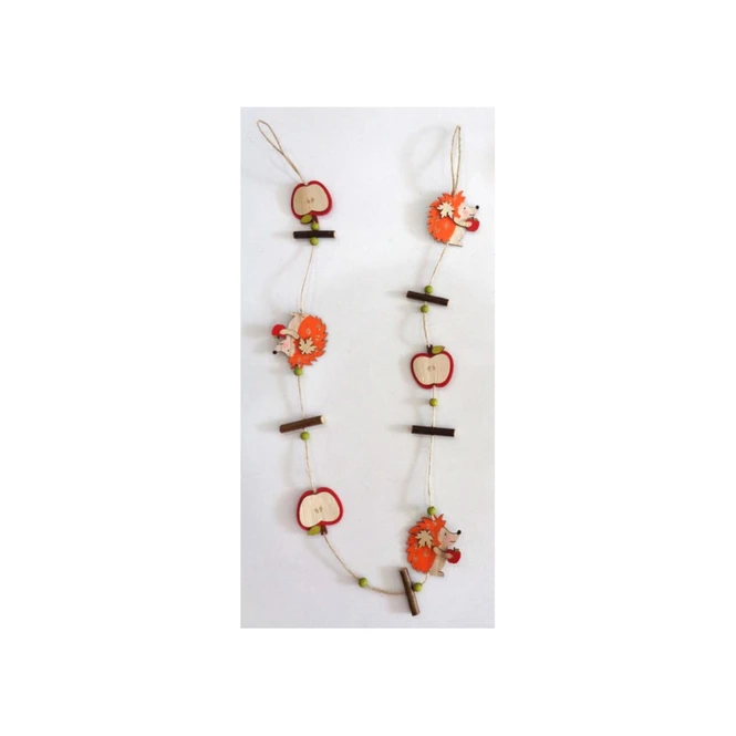 Deko-Girlande - Igel - Aus Holz - Ca. 120 X 6,5 Cm - 1 Stück 4 Deko-Girlande - Igel - Aus Holz - Ca. 120 X 6,5 Cm - 1 Stück – Bild 2