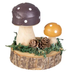 Pilze - Aus Holz - Ca. 7 X 7 X 8 Cm -Heimdekoration Angebote 229828