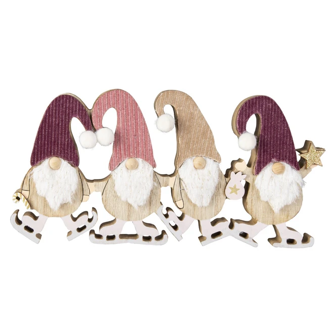 Wichtel - Aus Holz - Ca. 27 X 2,5 X 14 Cm 3 Wichtel - Aus Holz - Ca. 27 X 2,5 X 14 Cm