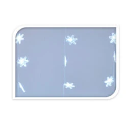 40er LED-Lichtervorhang - Schneeflocken - Ca. 100 X 96 Cm 8 40er LED-Lichtervorhang - Schneeflocken - Ca. 100 X 96 Cm -Heimdekoration Angebote 230007 2