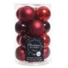 Christbaumkugeln - Rotmix - Ø = Ca. 3,5 Cm - 16 Stück -Heimdekoration Angebote 230036