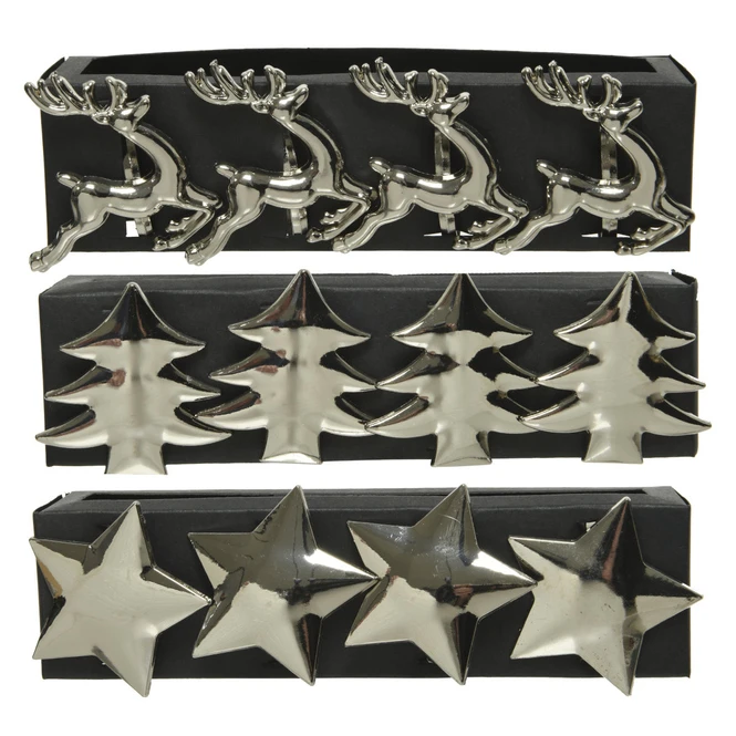 4 Serviettenringe - 4 X 5 X 5,5 - 1 Set 6 4 Serviettenringe - 4 X 5 X 5,5 - 1 Set – Bild 4