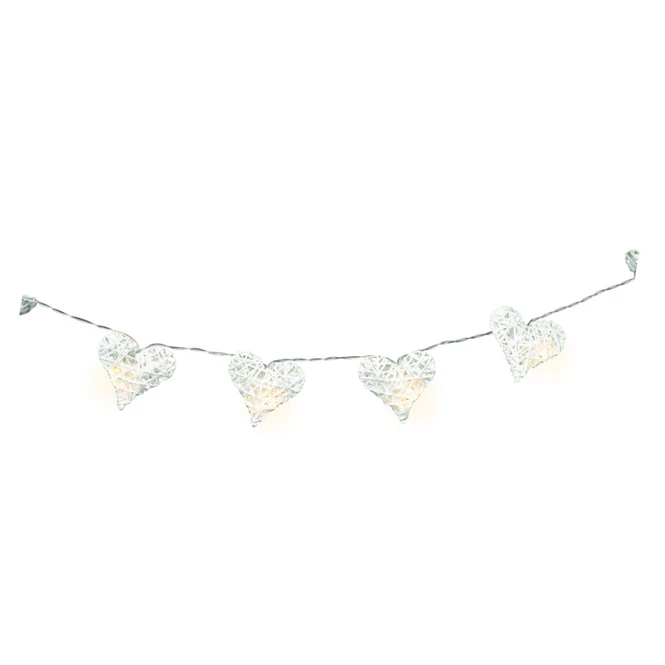 10er LED-Lichterkette - Herzen - Ca. 160 Cm 4 10er LED-Lichterkette - Herzen - Ca. 160 Cm – Bild 2