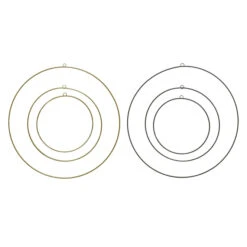 Dekohänger - Ringe - 3 Stück - 1 Set -Heimdekoration Angebote 230141 01