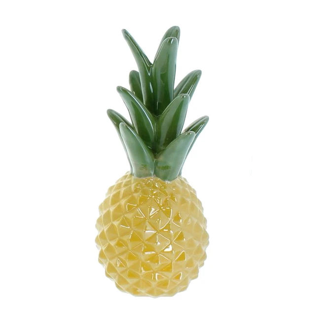 Ananas - Aus Keramik - Ca. 8,5 X 8,5 X 20,5 Cm 3 Ananas - Aus Keramik - Ca. 8,5 X 8,5 X 20,5 Cm
