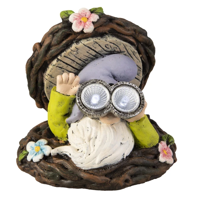 LED-Solarlampe - Zwerg - Aus Polyresin - Ca. 12 X 12,5 X 12,5 Cm 3 LED-Solarlampe - Zwerg - Aus Polyresin - Ca. 12 X 12,5 X 12,5 Cm