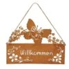 Dekohänger - Willkommen - Rostoptik - Aus Metall - Ca. 27 X 0,5 X 19 Cm 1 Dekohänger - Willkommen - Rostoptik - Aus Metall - Ca. 27 X 0,5 X 19 Cm -Heimdekoration Angebote 234456 4016096425555 mica living dekohaenger willkommen 01