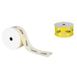 Dekoband - Bienen - Ca. 500 X 4 Cm - 1 Stück -Heimdekoration Angebote 234744 0