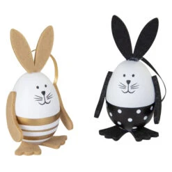 Dekohänger - Hasen - Ca. 10 Cm - 6 Stück -Heimdekoration Angebote 234781 1