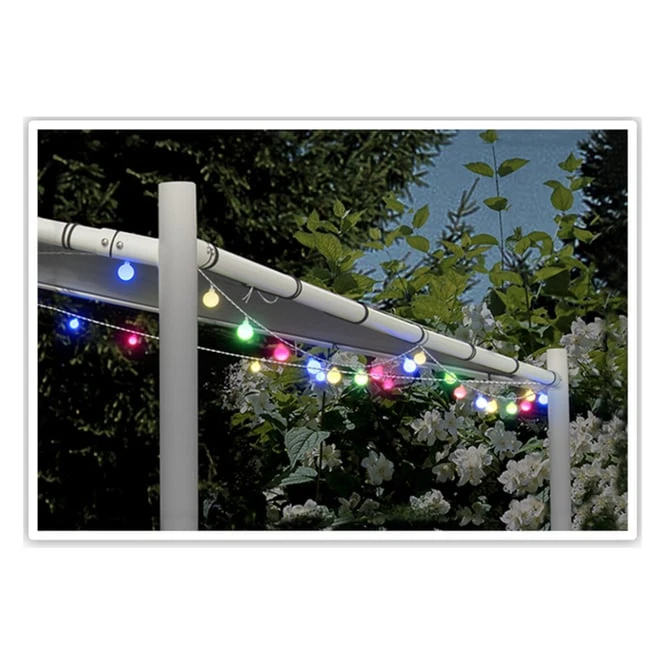 80er LED-Kugellichterkette - Ca. 19 M - Bunt 6 80er LED-Kugellichterkette - Ca. 19 M - Bunt – Bild 4