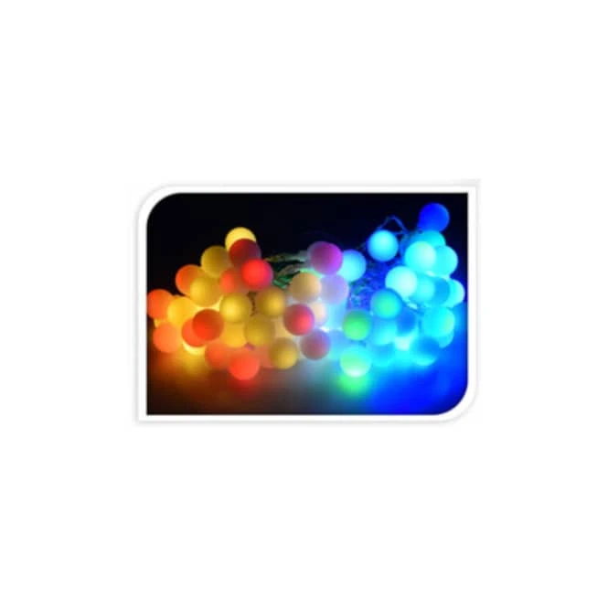 80er LED-Kugellichterkette - Ca. 19 M - Bunt 5 80er LED-Kugellichterkette - Ca. 19 M - Bunt – Bild 3